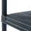 VidaXL vidaXL 2x Storage Shelf Racks Black 60x30x180cm Plastic Display Organiser Unit 5