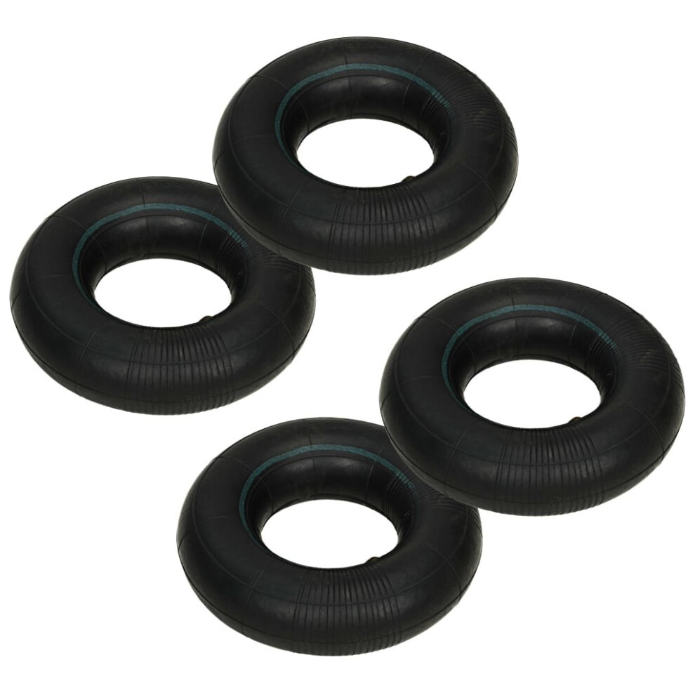 vidaXL 4x Inner Tubes 3.00-4 260x85 for Sack Truck Wheels Rubber Cart Tyre