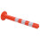 VidaXL vidaXL 2x Traffic Control Bollards  Plastic 75cm Road Parking Barrier Posts 4