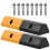 VidaXL vidaXL 2x Parking Blocks Rubber 49x15x9cm with 8 Fixing Screws Car Park Curb 1