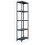 VidaXL vidaXL 2x Storage Shelf Racks Black 60x30x180cm Plastic Display Organiser Unit 9