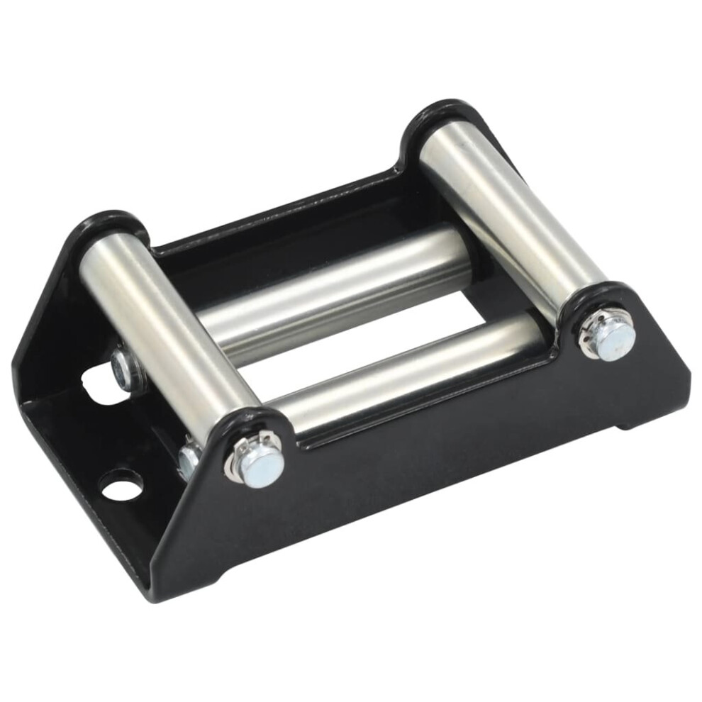 Vidaxl 4-Way Fairlead Steel 1500-3000Lbs Rollers Winch Leads Off Road Recovery