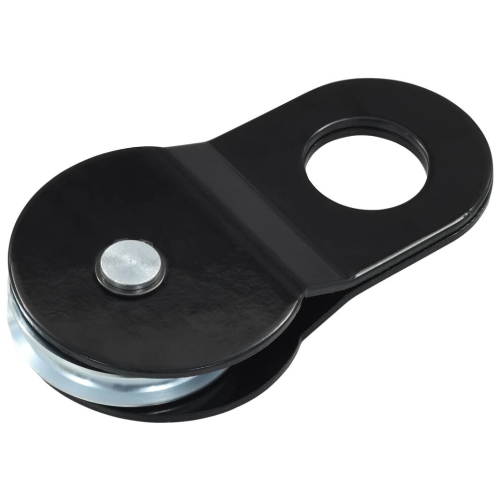 Vidaxl Snatch Block Steel 4 Tons Heavy Duty Off Road Recovery Pulleys Winch