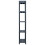 VidaXL vidaXL 2x Storage Shelf Racks Black 60x30x180cm Plastic Display Organiser Unit 4