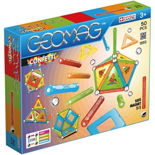 Geomag Geomagworld USA GMW352 Confetti Set - 50 Piece