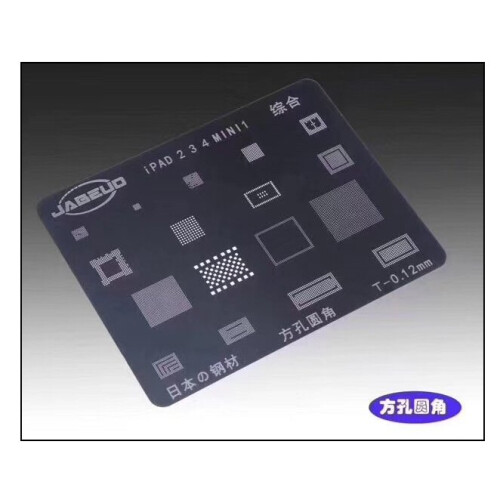 Reballing-stencil voor iPad 2 3 4 Mini 1 Jabeud IC