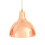Premier Housewares 3 Shade Jasper Pendant Light Copper Finish Warm Glow 3