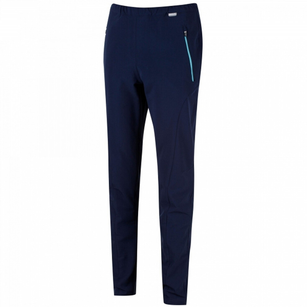 (12 Long Leg, Navy) Regatta Womens/Ladies Pentre Stretch Trousers
