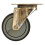 Parnells 100-mm-Edelstahl-Gummi-Lenkrollen, je 80 kg – 4er-Set 2