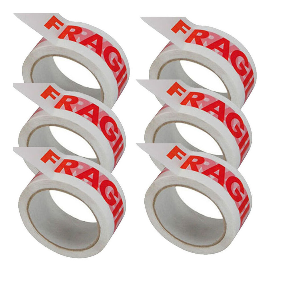 (FRAGILE PARCEL PACKING STRONG TAPE 66m x48mm ROLLS PACKAGING FRAGILE SEALING BOX) FRAGILE PARCEL PACKING STRONG TAPE