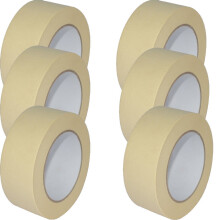 (2) Quality Masking Tape 50mm X 50m Indoor/outdoor