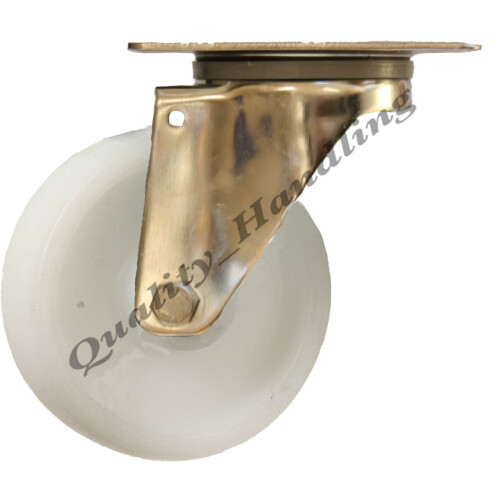 Parnells 80-mm-Edelstahl-Bock- und Lenkrollen, je 150 kg, 4er-Set 2