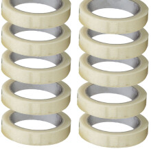 (12) Clear Parcel Packing Strong Tape
