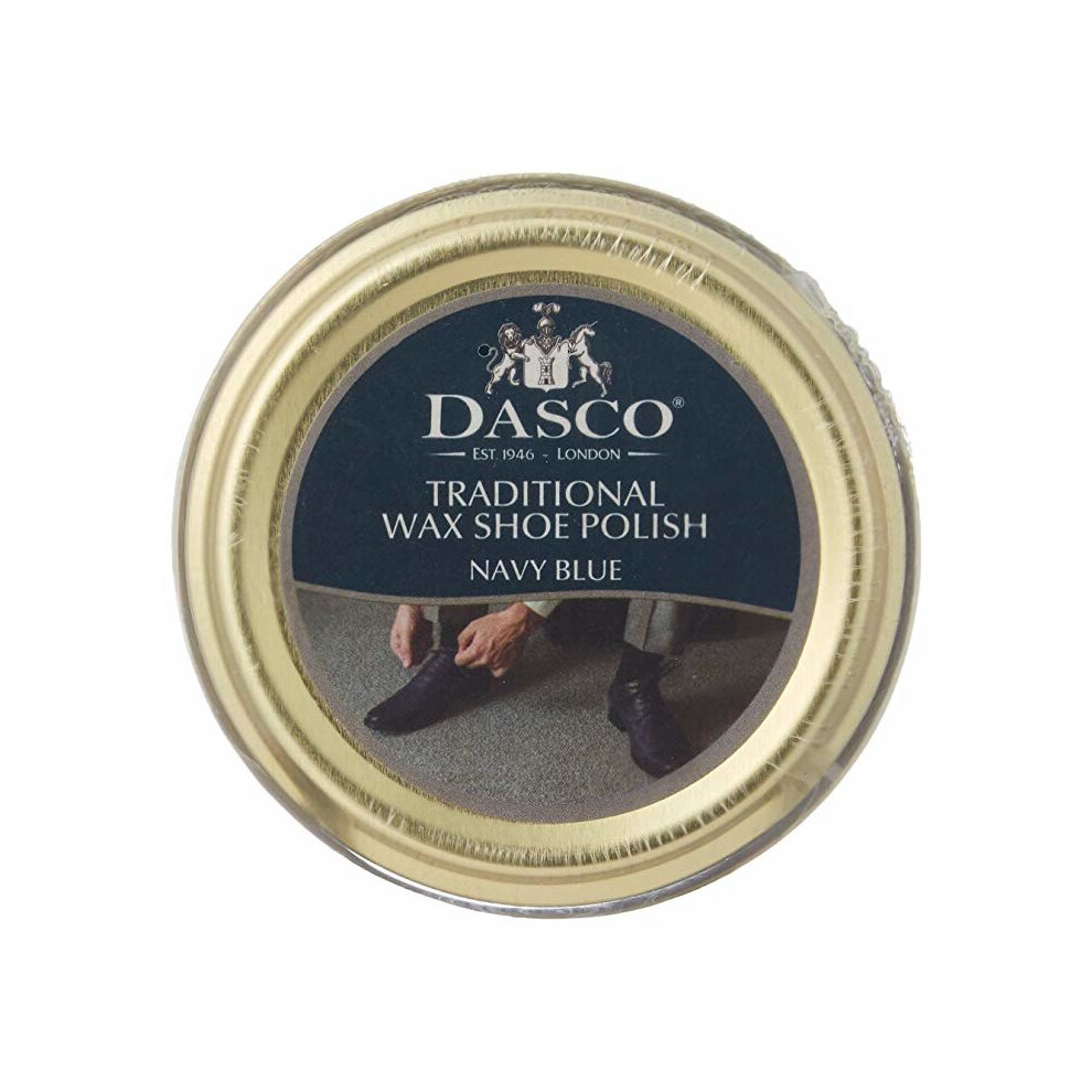 Dasco Traditional Wax Shoe Polish Navy Blue