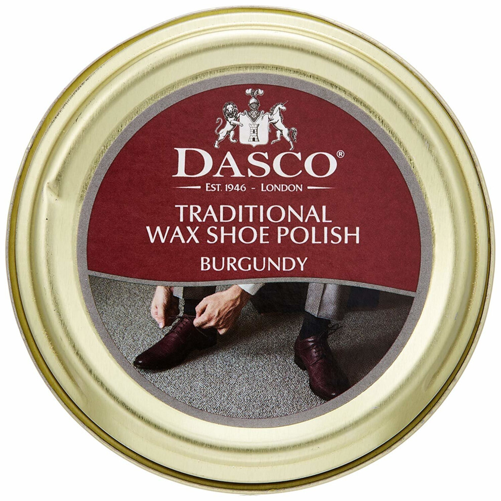 Dasco Traditional Wax Shoe Polish Burgundy