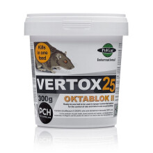 Pelgar Vertox 25 Oktablok II Brodifacoum Rat & Mouse Poison Blocks