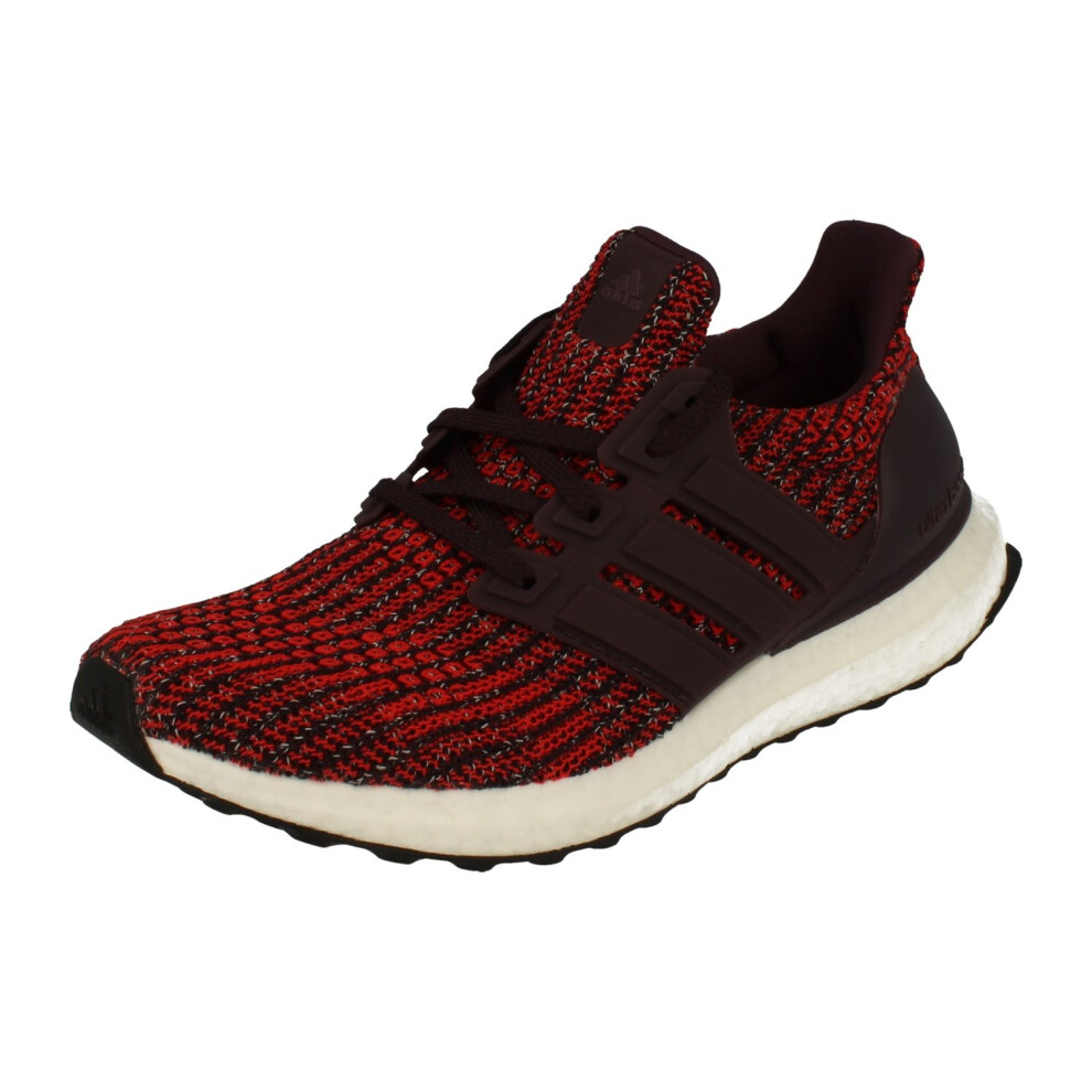 Adidas (3.5) Ultraboost Junior Running Trainers Sneakers Red