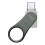 Silicon Power Mobile C80 USB flash drive 64 GB USB Type-A / USB Type-C 3.0 (3.1 Gen 1) Titanium 2