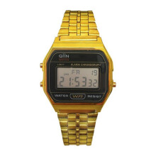 Montre Femme Qiin 0312CAUS (33 mm) - Qiin - Montre Femme - Quartz - Doré - Acier