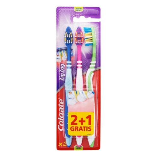 Colgate Toothbrush Zig Zag Colgate (3 uds)