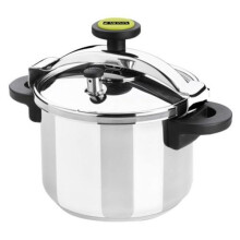 MONIX Classica | Traditioneller 10-Liter-Schnellkochtopf, Edelstahl 18/10