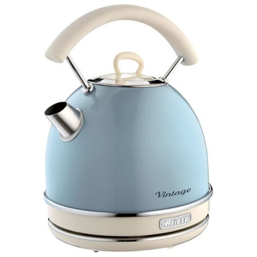 Ariete Ariete 2877/05 Retro Style Cordless Dome Kettle, Blue