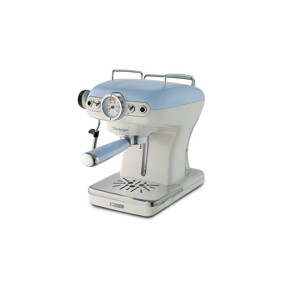 Ariete 1389/15 Retro Style Espresso Machine, Blue
