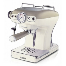 Ariete 1389/13 Retro Style Espresso Machine, Cream