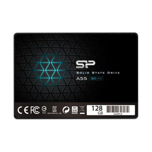 Disco SSD Interno - Silicon Power - Ace A55 128Go - SATA III 2.5" 3D NAND