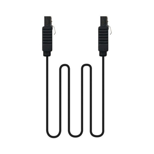 SATA III Cable NANOCABLE 10.18.1001-BK Black (0","5 m) 1