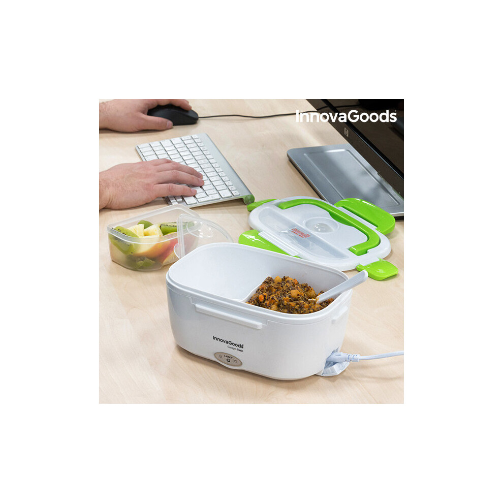 InnovaGoods Electric Lunch Box 40W White Green