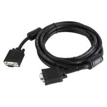 Cable VGA - Gembird - CC-PPVGA-10M-B - 10 m - Negro - Conectores D-Sub