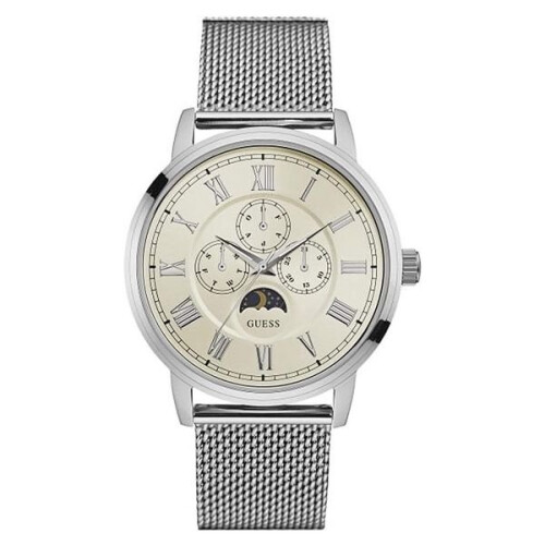 Emoji GUESS W0871G4 horloge. Quartz, wit. Damesmodel.
