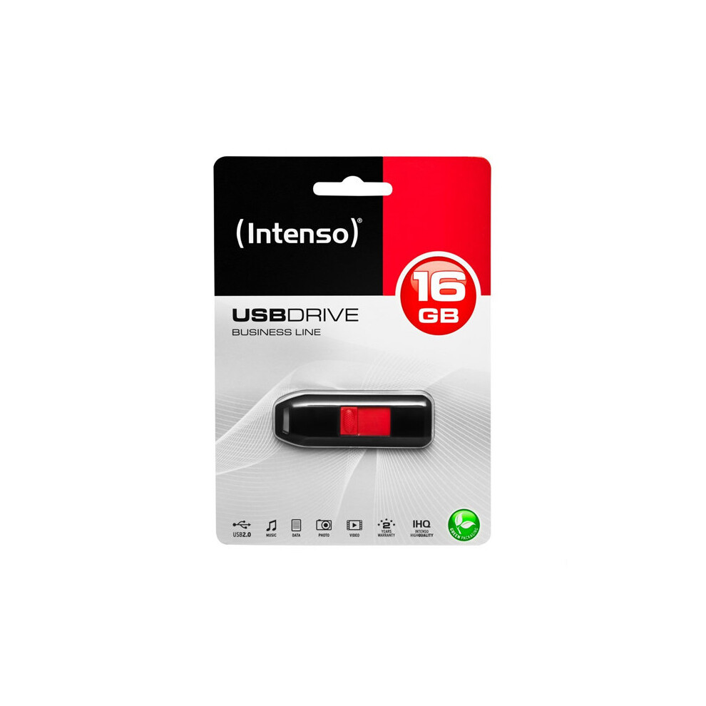 Usb Stick Intenso 3511470 16 Gb Black 4034303020232