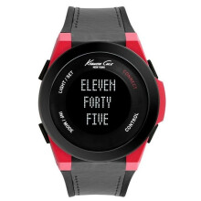 Montre digitale - KENNETH COLE - TECHNOLOGY 100 - Quartz - Noir/Rouge - Mixte