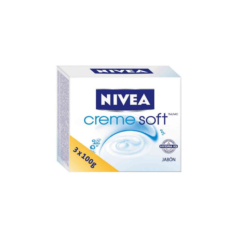 Soap Set Creme Soft Nivea (3 pcs)