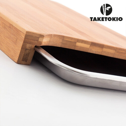 Bamboo Cutting Board with Tray TakeTokio 2