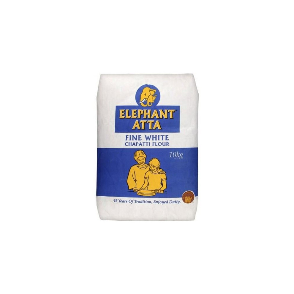 Elephant Atta Fine White Chapatti Flour - 10kg