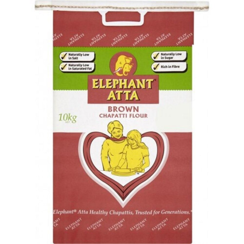 Elephant Atta Brown Chapatti Flour - 10kg