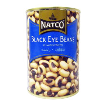 Natco - Black Eye Beans - 400g (pack of 4)