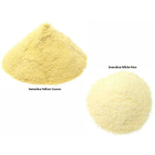 Jalpur Millers Semolina Combo Pack - Semolina Yellow Coarse 300g - Semolina White Fine 500g (2 Pack)