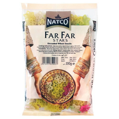 Natco - Far Far Stars (Uncooked Wheat Snacks) - 200g