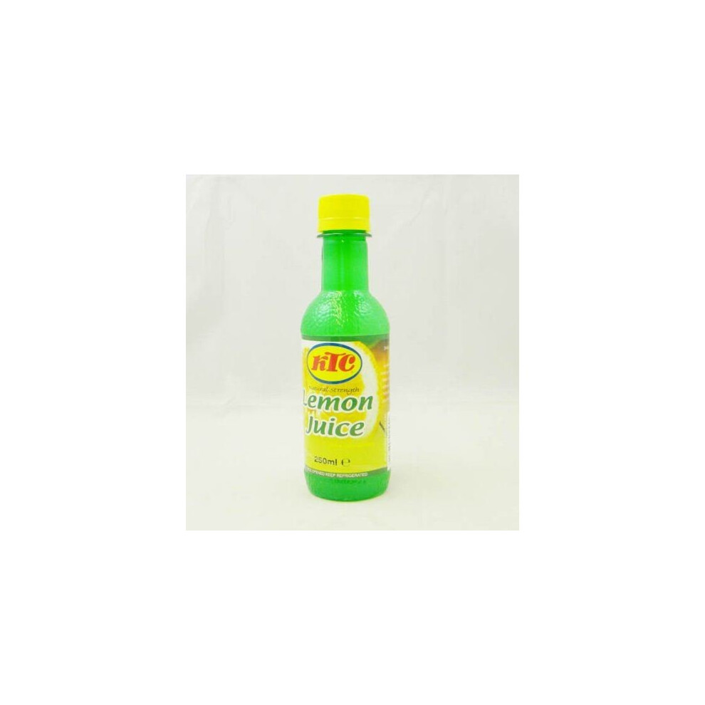 KTC Lemon Juice from Concentrate 250ml Pack of 12