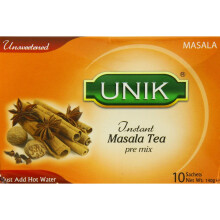 Unik Masala Tea Unsweetened Pack of 5 -5 x 140g