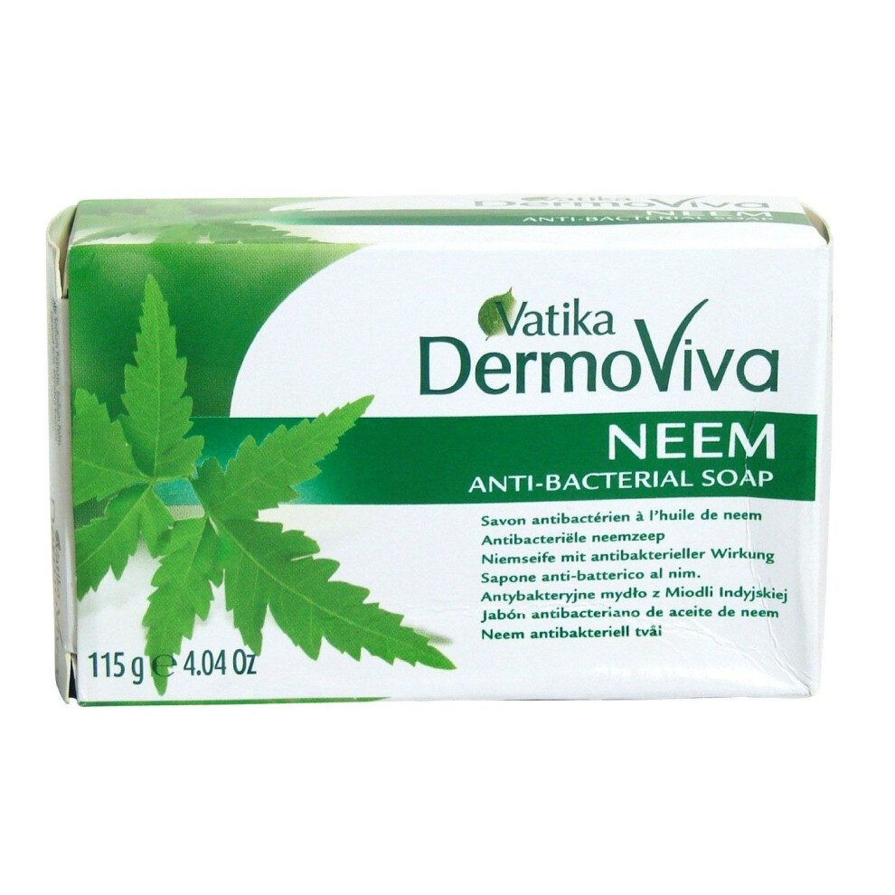 Dabur Vatika Neem Soap 6 Pack - 115g