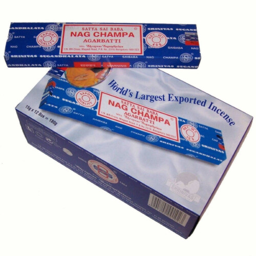 Satya Nag Champa Incense Sticks 15 gms (Special 12 Pack)