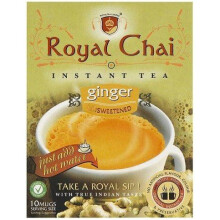 Royal Chai Ginger Instant Indian Tea Sweetened