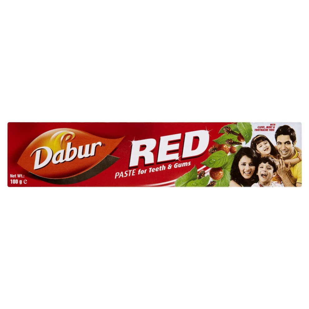 Dabur Herbal Toothpaste Red pack of 12 - 100g