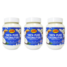 KTC 100% Pure Coconut Multipurpose Oil 500ml Jar x 3 Qty (pack of 3) - Used f...