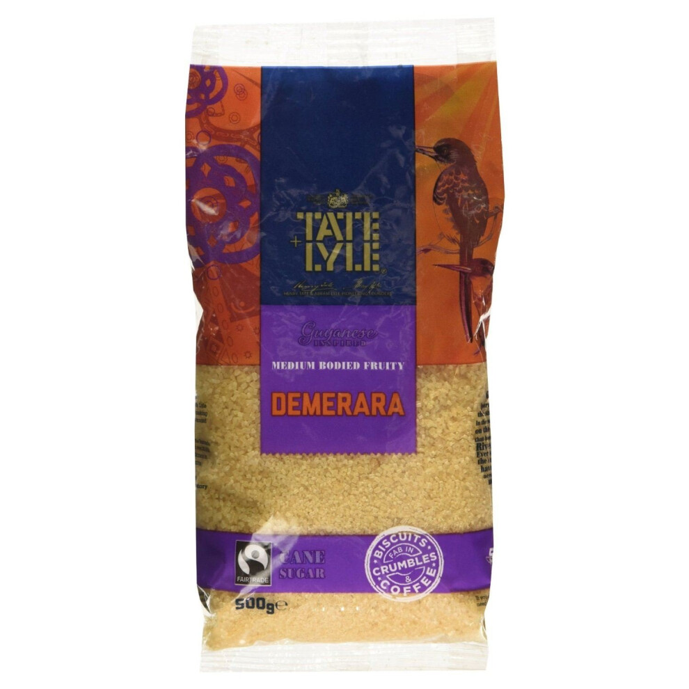 Tate & Lyle Demerara Sugar Pack Of 10 -10 X 500G